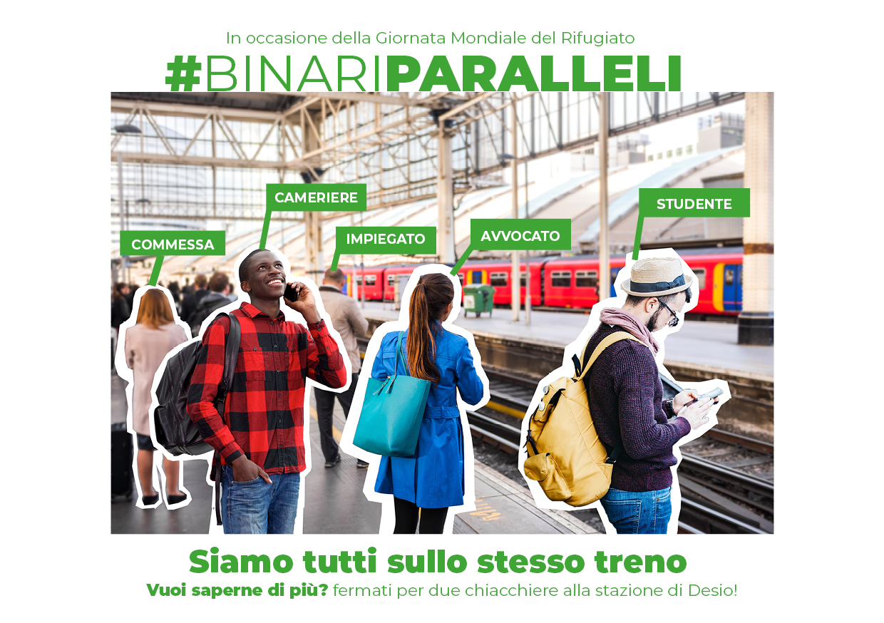 Giornata Mondiale del Rifugiato: gli operatori SPRAR presentano #BinariParalleli