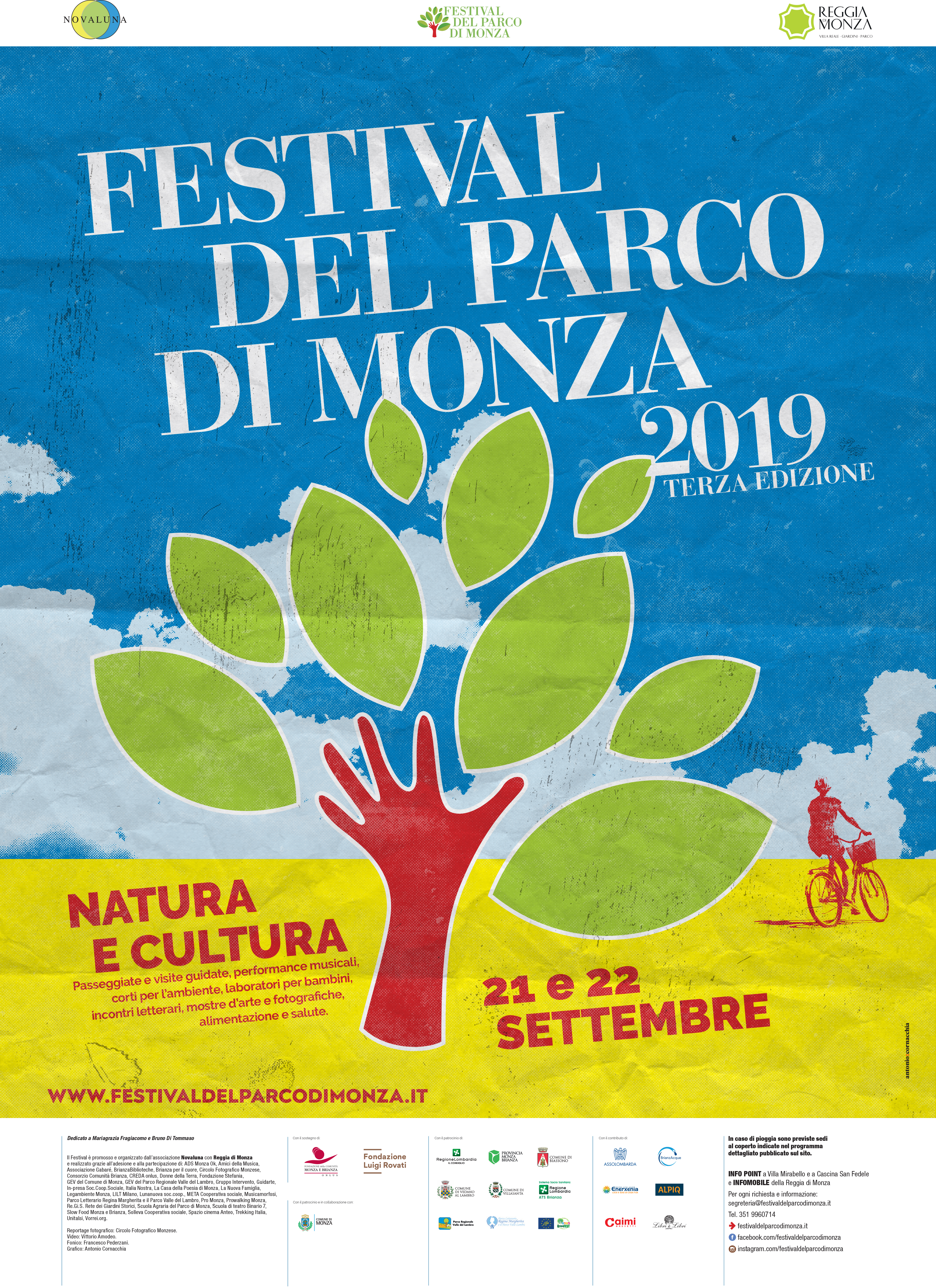 Il Festival del Parco di Monza è SENSIBILE AL CAMBIAMENTO