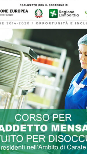 CORSO GRATUITO PER ADDETTO MENSA